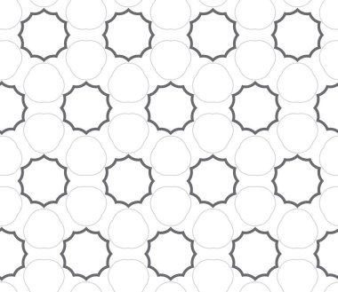 Soyut geometrik şekilli kusursuz desen