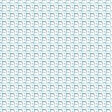 Çizgi sanatı ile kusursuz vektör deseni.