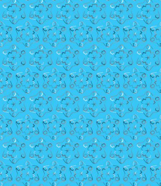 Soyut geometrik şekilli kusursuz desen