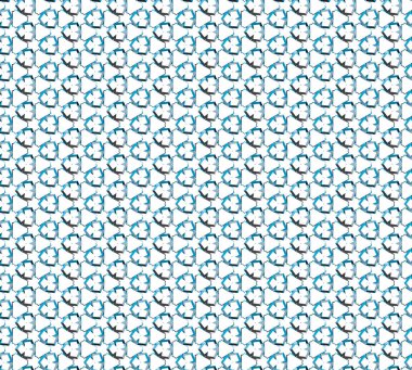 Çizgi sanatı ile kusursuz vektör deseni.