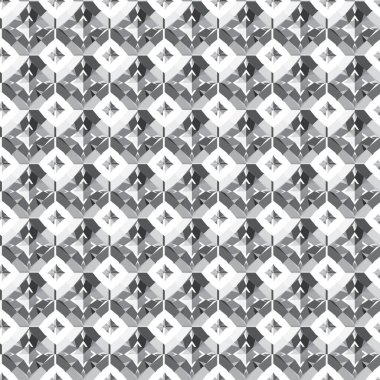 Soyut geometrik şekilli kusursuz desen