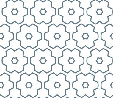 Soyut geometrik şekilli kusursuz desen