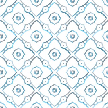 Soyut geometrik şekilli kusursuz desen