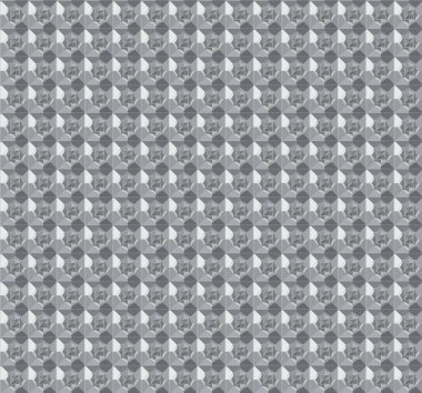 Soyut geometrik şekilli kusursuz desen