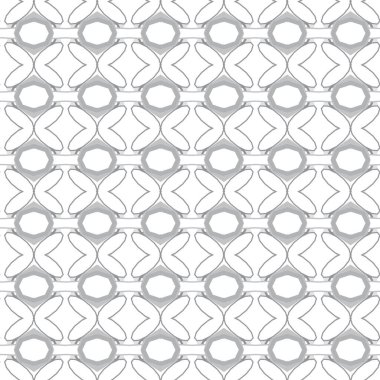 Çizgi sanatı ile kusursuz vektör deseni.