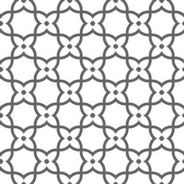 Çizgi sanatı ile kusursuz vektör deseni.