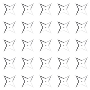 Çizgi sanatı ile kusursuz vektör deseni.