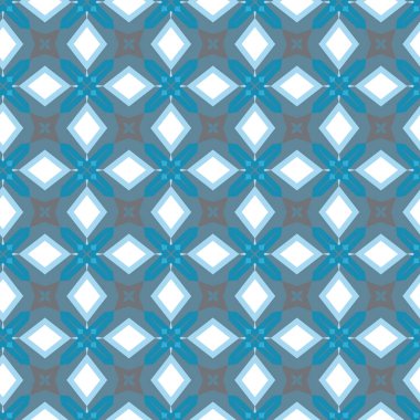 Soyut geometrik şekilli kusursuz desen