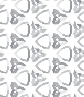 Soyut geometrik şekilli kusursuz desen