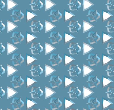 Soyut geometrik şekilli kusursuz desen