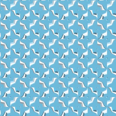 Soyut geometrik şekilli kusursuz desen