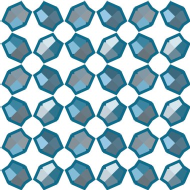 Soyut geometrik şekilli kusursuz desen