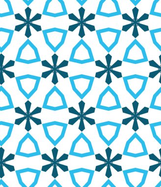 Soyut geometrik şekilli kusursuz desen