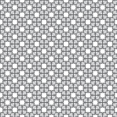 Soyut geometrik şekilli kusursuz desen