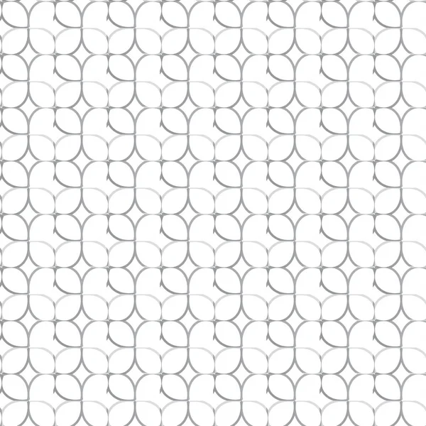 Vector Seamless Pattern Line Art — Stock Vector