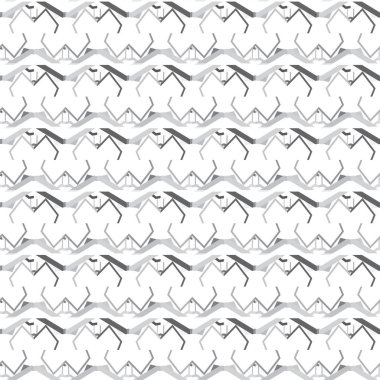 Çizgi sanatı ile kusursuz vektör deseni.