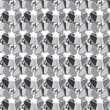 Soyut geometrik şekilli kusursuz desen