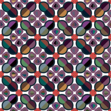 soyut dikişsiz kalıp, kopyalama alanı için arkaplan, vektör illüstrasyonu 