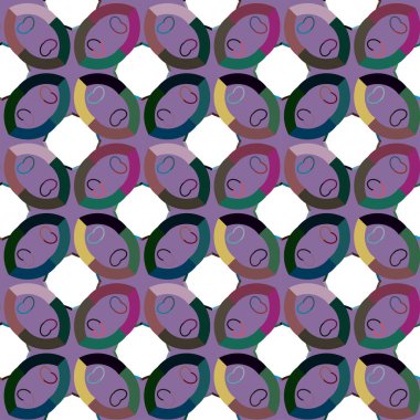 Geometrik soyut duvar kağıdı, vektör illüstrasyonu 