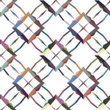 Geometrik soyut arkaplan, vektör illüstrasyonu 