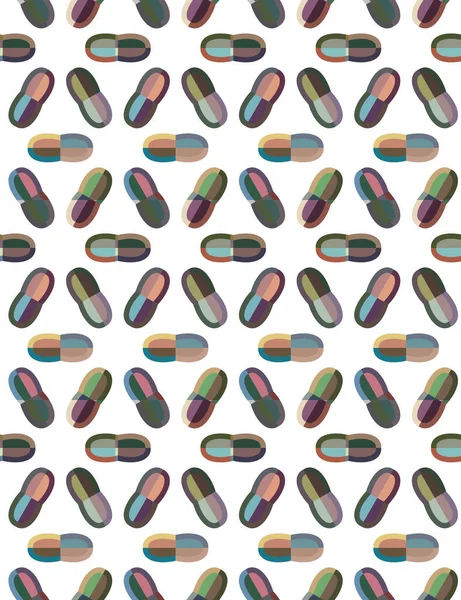 Abstrato Forma Geométrica Padrão Fundo Vetorial —  Vetores de Stock