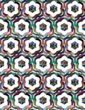 Kopyalama alanı için geometrik vektör arkaplanı, poster duvar kağıdı