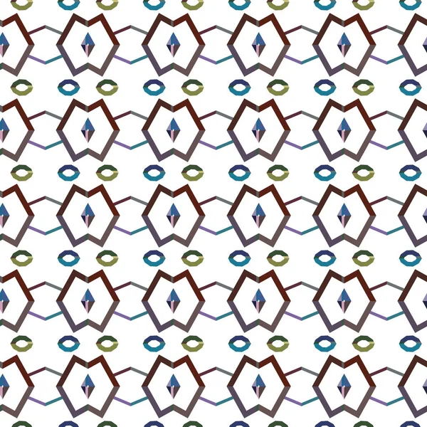 Astratto Forma Geometrica Modello Vettore Sfondo — Vettoriale Stock