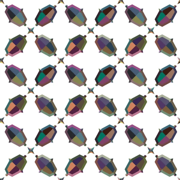 Illustrazione Astratta Del Modello Sfondo Senza Soluzione Continuità — Vettoriale Stock