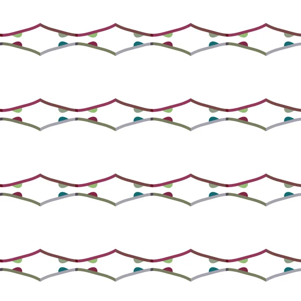 Ilustração Padrão Abstrato Fundo Sem Costura — Vetor de Stock