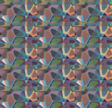 Geometrik soyut desen, vektör illüstrasyonu 