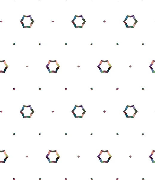 Abstrato Forma Geométrica Padrão Fundo Vetorial —  Vetores de Stock