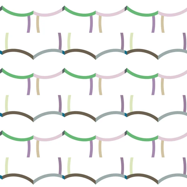 Abstrato Forma Geométrica Padrão Fundo Vetorial —  Vetores de Stock