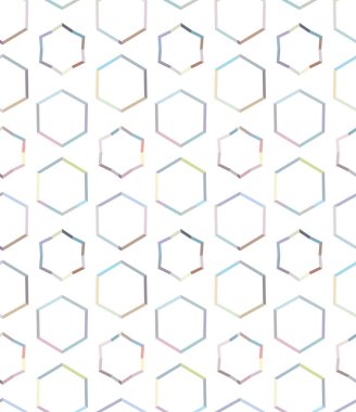 Modern geometrik vektör tasarımı, kusursuz desen çizimi