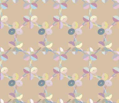 Modern geometrik vektör tasarımı, kusursuz desen çizimi