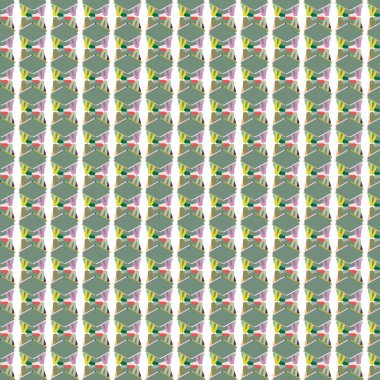 soyut kaleydoskop kumaş dikişsiz arkaplan, vektör illüstrasyonu 