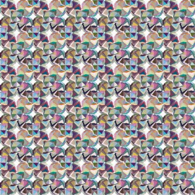 Modern geometrik vektör tasarımı, kusursuz desen çizimi