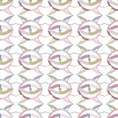 Kusursuz şablon, soyut duvar kağıdı, vektör illüstrasyonu 