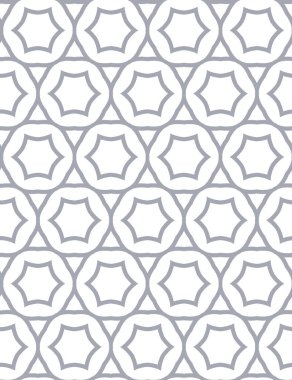 Modern geometrik vektör tasarımı, kusursuz desen çizimi