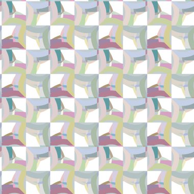 Kusursuz şablon, soyut duvar kağıdı, vektör illüstrasyonu 