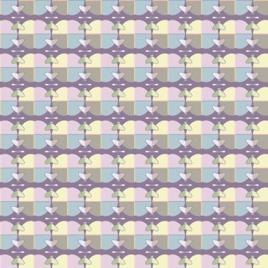 Kusursuz şablon, soyut duvar kağıdı, vektör illüstrasyonu 