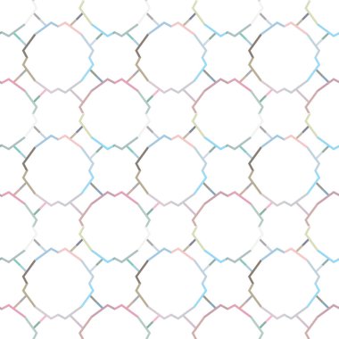 Modern geometrik vektör tasarımı, kusursuz desen çizimi