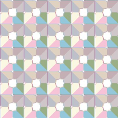 soyut kaleydoskop kumaş dikişsiz arkaplan, vektör illüstrasyonu 