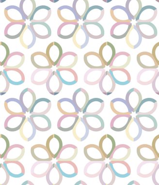 Kusursuz şablon, soyut duvar kağıdı, vektör illüstrasyonu 