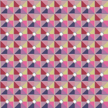 soyut kaleydoskop kumaş dikişsiz arkaplan, vektör illüstrasyonu 