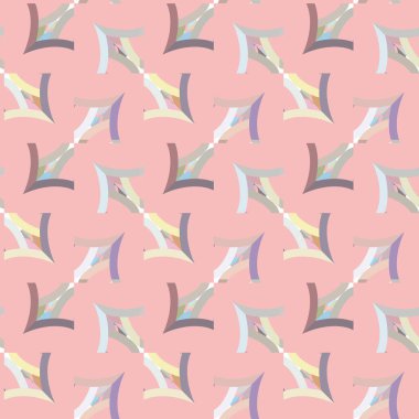 Kusursuz şablon, soyut duvar kağıdı, vektör illüstrasyonu 