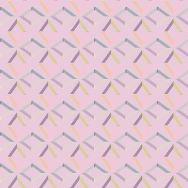 Modern geometrik vektör tasarımı, kusursuz desen çizimi