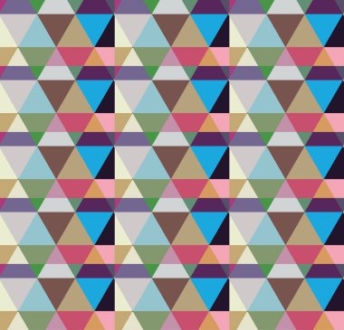 soyut kaleydoskop kumaş dikişsiz arkaplan, vektör illüstrasyonu 