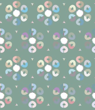 Kusursuz şablon, soyut duvar kağıdı, vektör illüstrasyonu 