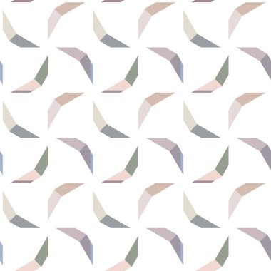 soyut renkli süs, pürüzsüz desen vektör arkaplanı