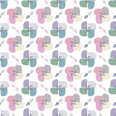 Kusursuz şablon, soyut duvar kağıdı, vektör illüstrasyonu 